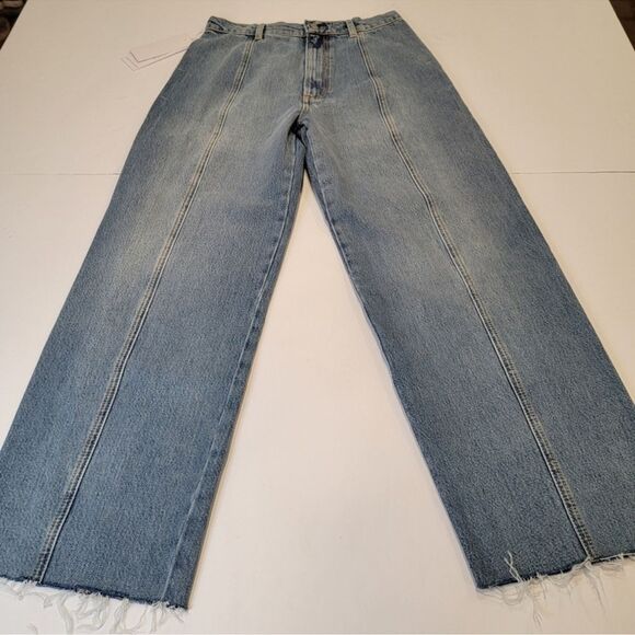 NWT Boyish Rio Bravo Coby Panel Hi Rise Straight Jeans - Picture 2 of 13